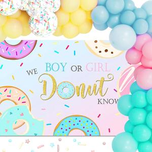 Roaring Good Time Baby Sprinkle Decorations Donuts Sprinkled With Love Banner Gender Reveal Baby Shower Sprinkle Decoration Sprinkled With Love Baby Shower Decorations Party Supplies, Powder Blue