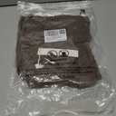 Funlingo Women's Puff Long Sleeve Tops Dressy Casual Square Neck Pleated Work Blouse Fall Trendy Tunic Flowy Chiffon Shirts (Brown, S)