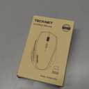 TECKNET Wireless Mouse, 2.4G Computer Mouse with 6-Level Adjustable 4800 DPI, 30 Months Battery, Ergonomic Grips, 6 Buttons Portable for PC, Chromebook, Mac - White