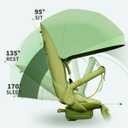 Baby Travel Stroller Mini ELF 2 Lightweight Baby Compact Stroller with 360 Reversible Seat Airplane Compatible Full Recline Ergonomic Backrest for Babys Toddlers - Green