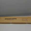 Window Visor for 2007-2016 GMC Acadia & Saturn Outlook 2007-2010, Out-Channel Rain Guards Shields Vent Deflector Shade Wind Dark Smoke, Outside-Mount, 4PCS