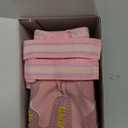 QUMY Dog Boots Waterproof Shoes for Dog with Reflective Strap Rugged Anti-Slip Sole 4pc (Size 3: 2.5"x1.9"(L*W), C-Pink)