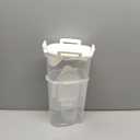 2 Pcs Cat Litter Storage Container with Airtight Lid and Handle Cat Litter Storage Bin with Spout Sealable Heavy Duty