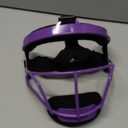 Dinictis Softball Face Mask, Lightweight, Comfortable, with Wide Field Vision, Durable and Safe Face Guards, Premium Protective Softball Fielder's Mask (Purple)