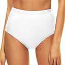 Bellecarrie Women's High Waisted Bikini Swim Bottoms Full Coverage Tankini Swimsuit Bottoms Dance Briefs S