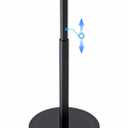 Hand Towel Stand, Stainless Steel Hand Towel Holder Rack for Bathroom Countertop, 16.5Inch Adjustable Retractable T-Shape Free Standing Hand Towel Rack for Bathroom Kitchen Countertop, Matte Black