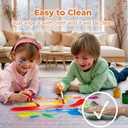 Office Chair Mat for Carpeted Floors, 48" x 30" Desk Chair Mat for Rolling Chairs on Low Pile Carpets, Easy Glide Floor Mat for Home, Gaming