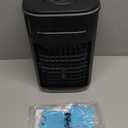 Upgraded 5 IN 1 Small Portable Air Conditioner, 2 Spray Ports, 1200ml Water Tank, Cooling Fan with 7 LIghts