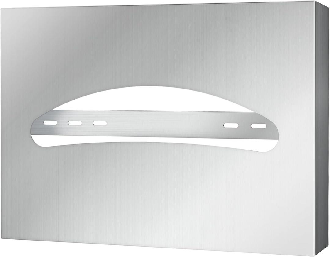 1 Pcs Toilet Seat Cover Dispenser Wall Mount,Toilet Seat Cover Holder for Disposable Toilet Seat Covers,Stainless Steel Surface Mounted Toilet Seat-Cover Dispenser