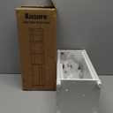 Kitsure Toilet Paper Holder Stand  Compact Bathroom Storage Cabinet for Extra Rolls and Small Items, Bathroom Organizers and Storage for Small Spaces, Living Room, Bedroom, 38.3" H, White