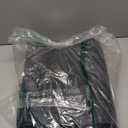 Buganda Front Door Mat Indoor Outdoor Entrance, Non-Slip Natural Rubber Doormats, Easy Clean, Low Profile, Dirt Trapper Entryway Floor Mats for Outside, Garages and Patios, 29.5x17, Black