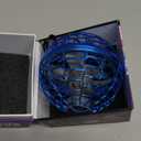 Magic Flying Orb Ball with Lights,2025 UFO Hand Operated Mini Drone for Kids Age 8-13,Galactic Fidget Spinner Boomerang Hover Balls,Christmas Birthday Gifts Toy for 6 7 8 9 10+ Year Old Boy Girl Teens (Blue)