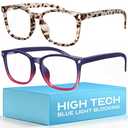 livho High Tech Blue Light Glasses - Advanced Blue Light Blocking Computer Glasses - Screen Fatigue & UV Protection