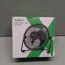 xasla 4 Inch Small USB Desk Fan, Mini Quiet Fan with Metal Construction & Strong Airflow & 360Adjustable Tilt Angle, Personal Cooling Fan for Desktop Office (Bronze)