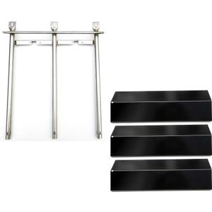 Direct Store Parts Kit DG199 Replacement for Sonoma CGR27, CGR27LP, CGR30, CGR30LP Gas Grill Burners 17 3/4" x 18 1/2" & Porcelain Steel Heat Plate 15 3/16" x 5 7/16"