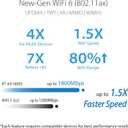 ASUS RT-AX1800S Dual Band WiFi 6 Extendable Router, Subscription-Free Network Security, Parental Control, Built-in VPN, AiMesh Compatible, Gaming & Streaming, Smart Home