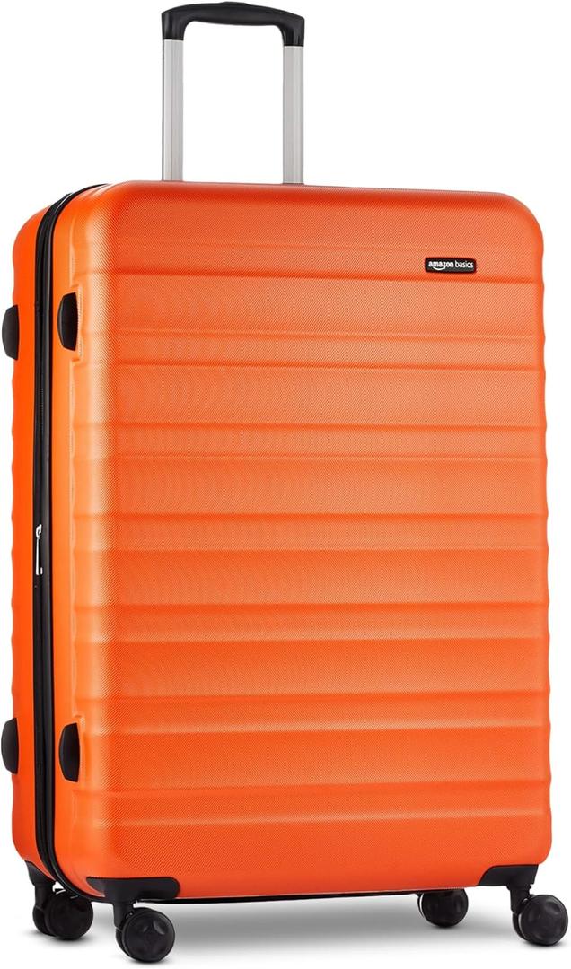 Amazon Basics 30" Hardside Large Checked Luggage with Multi-directional Wheels, Expandable for Up to 15% More Space, Scratch-Resistant Hardshell