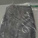 NICETOWN Gray Blackout Curtains for Bedroom 84 inches Long - Thermal Drapes Grommet Room Darkening Light Blocking Curtains Window Treatments for Living Room (2 Panels, W52 x L84, Grey)