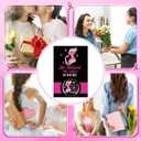 Cunno 120 Pcs Breast Cancer Awareness Button Pin on Pink Ribbon Cards, Include 60 Ribbon Badge Button 60 Hope Faith Cards for Women Breast Cancer Awareness Month Support Charity Supplies