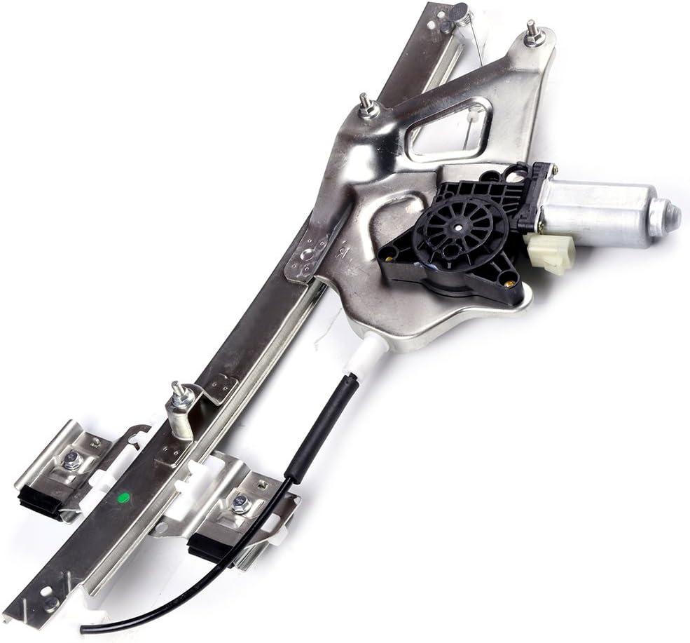 Power Window Regulators Front Right Passengers Side with Motor Assembly Replacement Parts for 2000-2005 Buick LeSabre