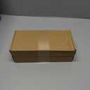 2 x Grey Washed Mango Wood Flatware Caddy with Metal Handles - 3 Compartment Organizer Box for Silverware, Sauce Spoon, Tongs and More (BLACK)