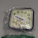 5.5" Large Analog Alarm Clock Silent Non Ticking, Glow in Dark dial, Gentle Wake, Beep Sounds, Increasing Volume, Battery Operated Snooze and Manual Light, Easy Set (Best for Elder) (Black)