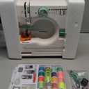 Sewing Machine for Beginners with 12 Built-in Stitches, 6 Included Feet, Portable Sewing Machine with Foot Pedal, High-Low Speeds
