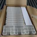 No Dig Air Conditioner Fence PVC Privacy Screen 2 Panels Trash Can Fence Swimming Pool Equipment Enclosure Outdoor Privacy Walls for HOA (50" W X 50" H -2 Panels White)