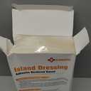 Carbou Island Dressing Bordered Gauze 4"x10" - 25 Sterile Individually Wrapped Pads | Non-Stick Center with Water-Resistant Adhesive Border | Medical Grade Non-Woven Backing for Wound Care & First Aid