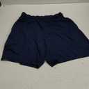 Russell Athletic Men's Relaxed Fit 9" Cotton Shorts with Pockets, Adjustable Elastic Waist, Size Large