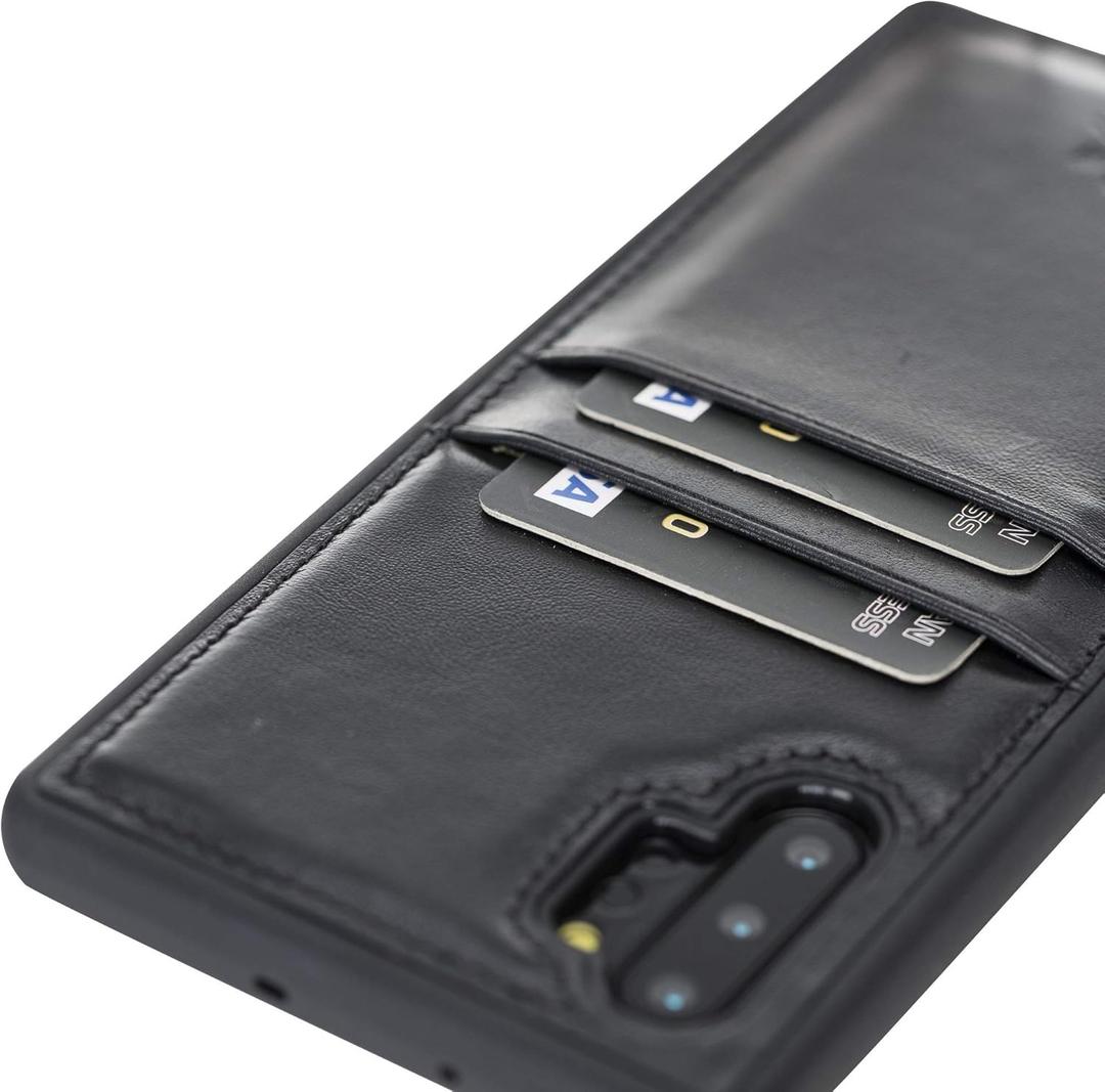Venito Capri Leather Wallet Case Compatible with Samsung Galaxy Note 10 (6,3 inch)  Extra Secure with RFID Blocking & Padded Back Cover (Rustic Black) Venito Capri Leather Wallet Case Compatible with Samsung Galaxy Note 10 (6,3 inch)  Extra Secure with RFID Blocking & Padded Back Cover (Rustic Black)