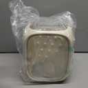 Display case for Plush Doll, Upgrade Large-Sized Display Box for 6.7in Dolls Clear Acrylic Display Box with Door Dust and Moisture Proof Suitable for Lego Collectibles Action Figures Pop Mart (Big White)