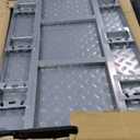 Foldable Push Cart Dolly, Moving Platform Hand Truck, Heavy Duty 2200 lbs. Capacity, with Brake and 6" 360 Degree Swivel Wheels