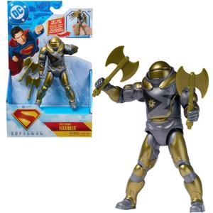 DC Comics, Superman, Hammer of Boravia Epic Strike Action Figure, 6-Inch Tall, Authentic Movie Styling, Includes 2 Accessories, Kids Toys for Boys and Girls Ages 4 and Up