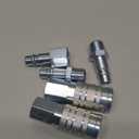 1/2 Air Hose Fittings Set, High Flow 2PCS I/M Industrial Type Coupler with 1/2 FNPT, 3PCS Plugs with 1/2 NPT, 5PCS Steel Air Compressor Accessories Quick Connect Fittings 300PSI