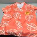 Unisex Animal Nook Tom Shirt Cosplay Costume Short Sleeve Button up Tops (Large, Female-isabelle)