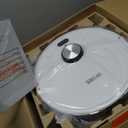 SHELIKI Robot Vacuum and Mop Combo, Self-Emptying Robotic Vacuums Cleaner LiDAR Navigation for Hard Floor