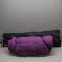 Sportneer Camping Cot with Mattress  Foldable Sleeping Cot for Adults, Heavy Duty Portable Bed for Camping, Hiking, Guest Room, Outdoor, 450 lbs Capacity, Easy Setup, Dual Side Pockets (Blue+purple)