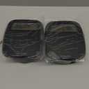 Smoked Halo Tail Lights Square Rear Combination Tail Lights Lamps Assembly Replacement for 1976-2006 Wrangler TJ YJ CJ5 CJ7 with Passenger and Driver Side Marker Stop Turn Signal Brake Lights, 2Pcs