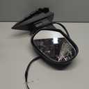 Left Black Power Folding Side Mirror Compatible with 2007-2014 GMC Sierra Yukon/Chevy Avalanche Silverado Suburban Tahoe Heated/with Turn Signal/Puddle Light Driver Mirrors