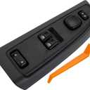 Power Window Switch Fit for 2003-2007 Chevrolet Silverado1500 2500 3500, 2003-2007 GMC Sierra1500 2500 3500,Driver Side Control Door vidrios Master Switch.OEM 15883318.