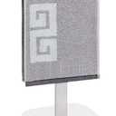 NearMoon T-Shape Hand Towel Holder-Bath Towel Rack-Standing with Balanced Base Towel Bar for Bathroom Kitchen Vanity Countertop, Modern Stand Towel Ring with Marble Base (14 Inch, Brushed Nickel)