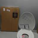 Little2Big Toilet Seat with Built-In Toddler Potty Training Seat, Slow Close, Easy to Install, Made in USA, ELONGATED, White