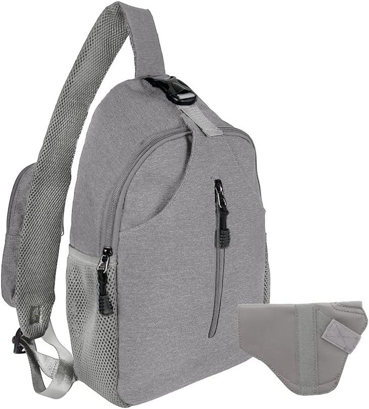 JESSIE & JAMES Multipurpose Concealed Carry Sling Backpack Purse Lightweight Crossbody Sling Bags For Women Men_ GY