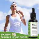 2 x 100% Pure Organic Soursop Extract, Organic Soursop Extract, Herbal Goodness, Sugar/Gluten Free (1PCS*60ML)
