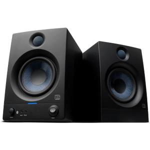 PreSonus Eris 5BT Bluetooth Studio Monitors, Pair — 5.25" Inch Powered Bookshelf Speakers, Stereo, Desktop Computer, Near Field Music Production, Audio Mixing Recording