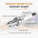 Autoexact Ignition Coil Packs and Iridium Spark Plugs Kit Fit for Hyundai 2006-2010 Sonata 2007-2009 Santa Fe Veracruz Azera, Kia 2006-2014 Sedona Sorento 3.3L 3.8L 3.5L V6, #UF546 6 Sets