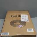 Sepetrel Manual Pool Vacuum Hose 1-1/2" x 25ft, Kink-Free Swivel Cuff Heavy Duty Spiral Wound Pool Cleaner Hose for Inground & Above Ground Pools, Skimmer,Not for Automatic Cleaners