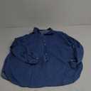 Womens Button Down Denim Shirts Fall Lapel V Neck Lightweight Oversized Long Sleeve Thin Casual Blouse Tops Pocket XL