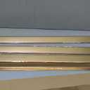 4pcs Aluminum T Molding Floor Transition Strip, 48 1/2inch Door/Tile/Carpet to Tile Transition Strip, Doorway Edge Trim for Wood Vinyl Laminate Floors, 48 1/2inch x 1.3inch Gold